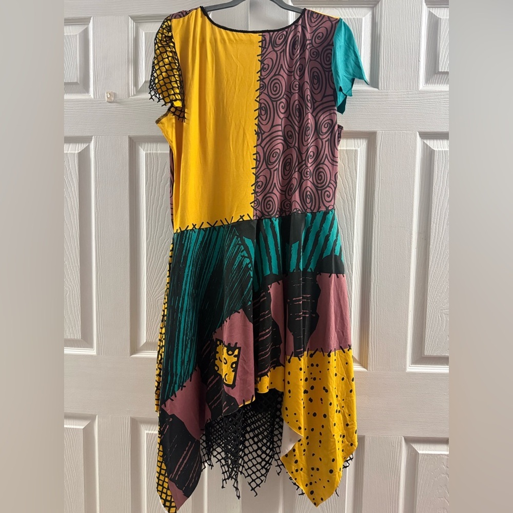 Tim Burton Nightmare Before Christmas Sally Dres Halloween Costume Size 1X - Picture 9 of 15
